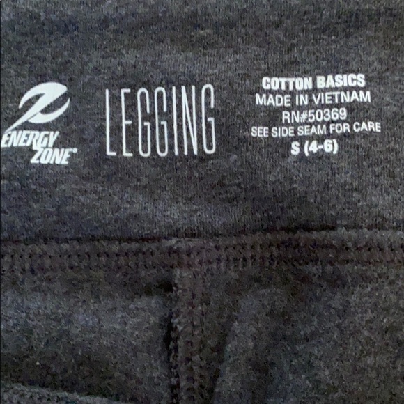 Energy Zone Gray Leggings - Picture 2 of 2